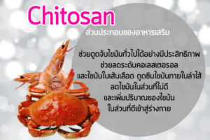 Chitosan-ส่วนประกอบของอาหารเสริม