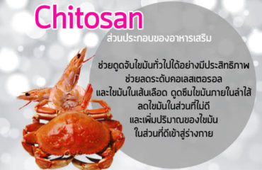 Chitosan-ส่วนประกอบของอาหารเสริม