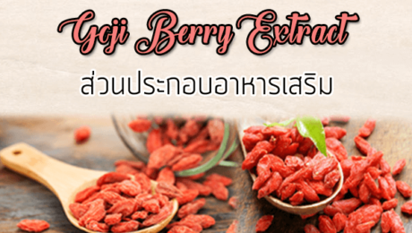 Goji Berry Extract ส่วนประกอบของอาหารเสริม